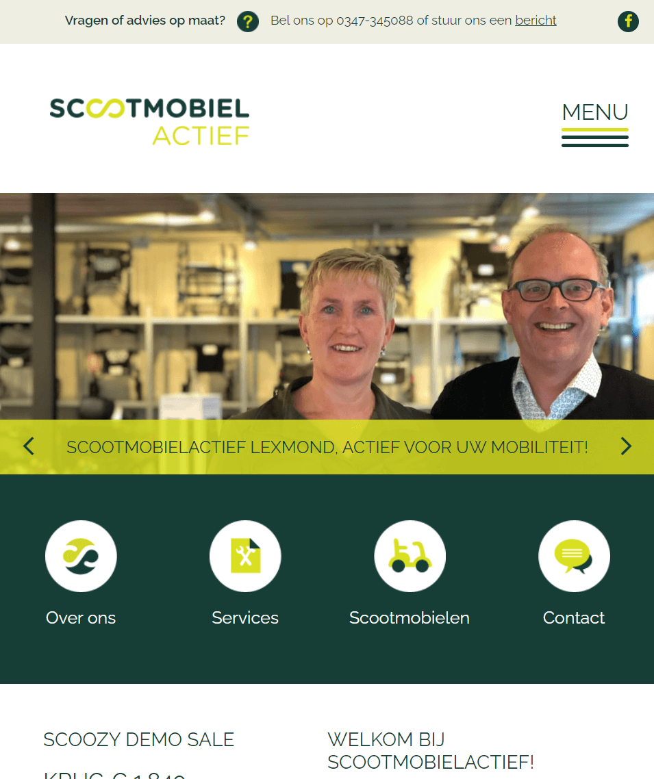 Scootmobiel actief - Tablet