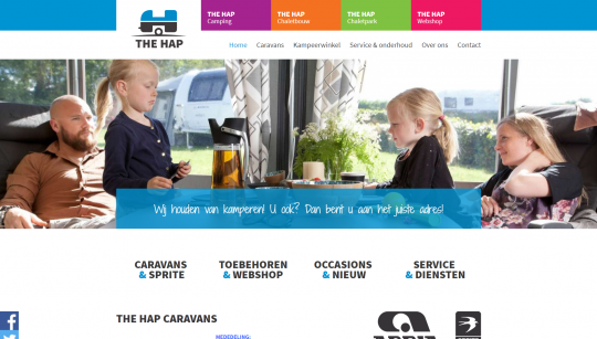 The Hap Caravans - Desktop