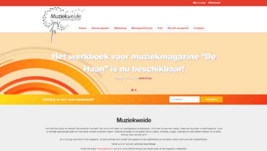 Muziekweide - Desktop