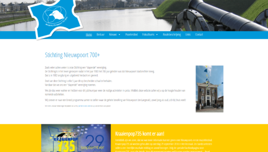 Stichting Nieuwpoort 700+ - Desktop