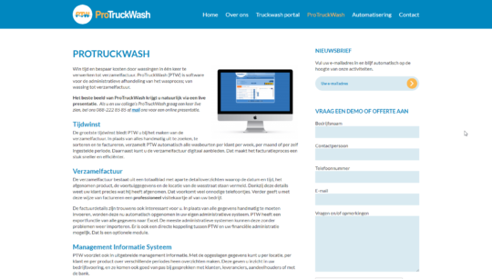 Pro Truckwash - Desktop