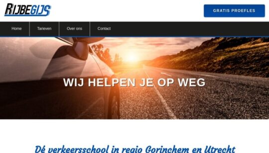 Verkeersschool RijbeGijs - Desktop