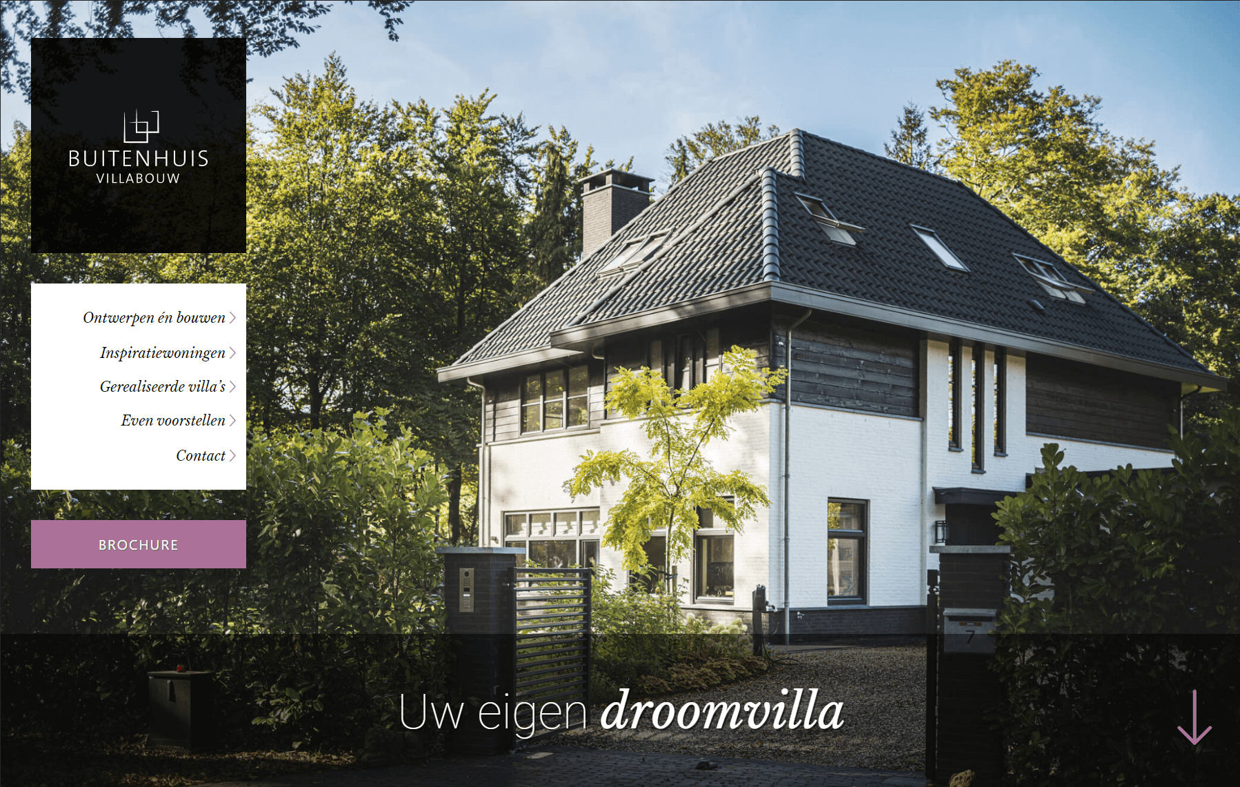 Buitenhuis villabouw - Desktop